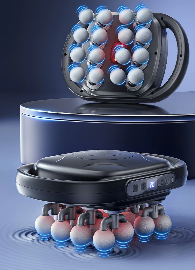 16-Head Muscle Massage Gun Deep Tissue Percussion Massager for Muscle Relaxation & Recovery - Image 8