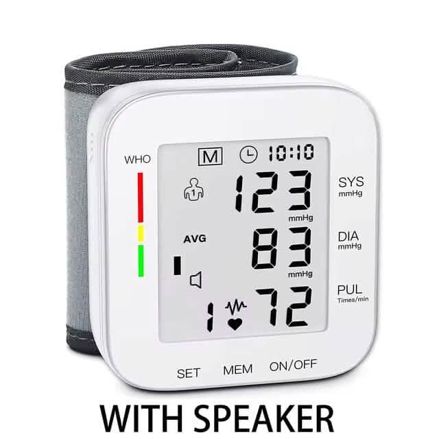 Blood Pressure Monitor Digital Wrist Blood Pressure Machine Automatic Cuff BP Detector - Image 3