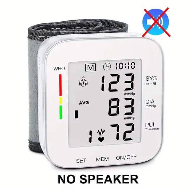 Blood Pressure Monitor Digital Wrist Blood Pressure Machine Automatic Cuff BP Detector - Image 4