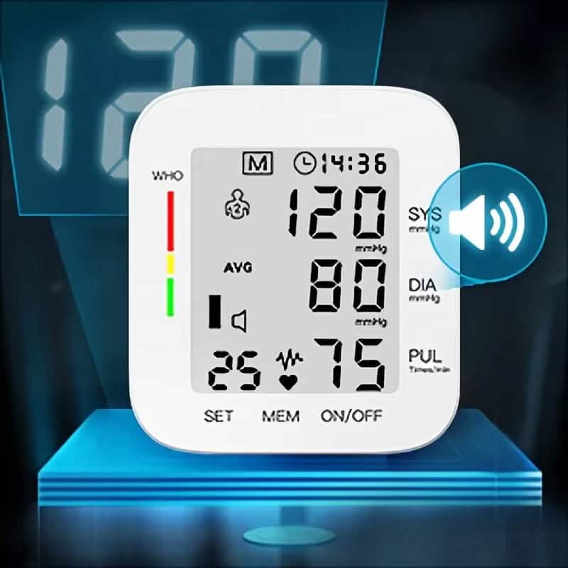 Blood Pressure Monitor Digital Wrist Blood Pressure Machine Automatic Cuff BP Detector - Image 7