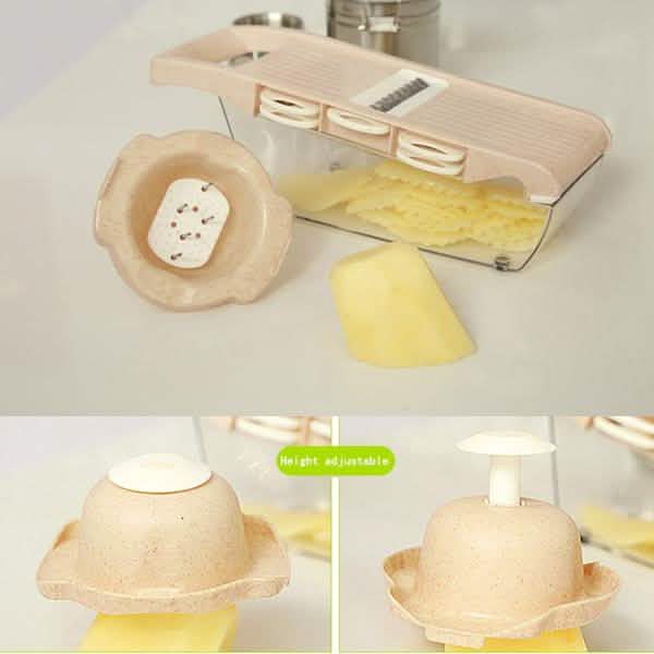Creative Mandoline Slicer Vegetable Cutter with Stainless Steel Blade - Image 10