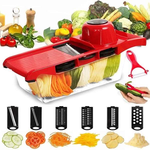 Creative Mandoline Slicer Vegetable Cutter with Stainless Steel Blade - Image 8