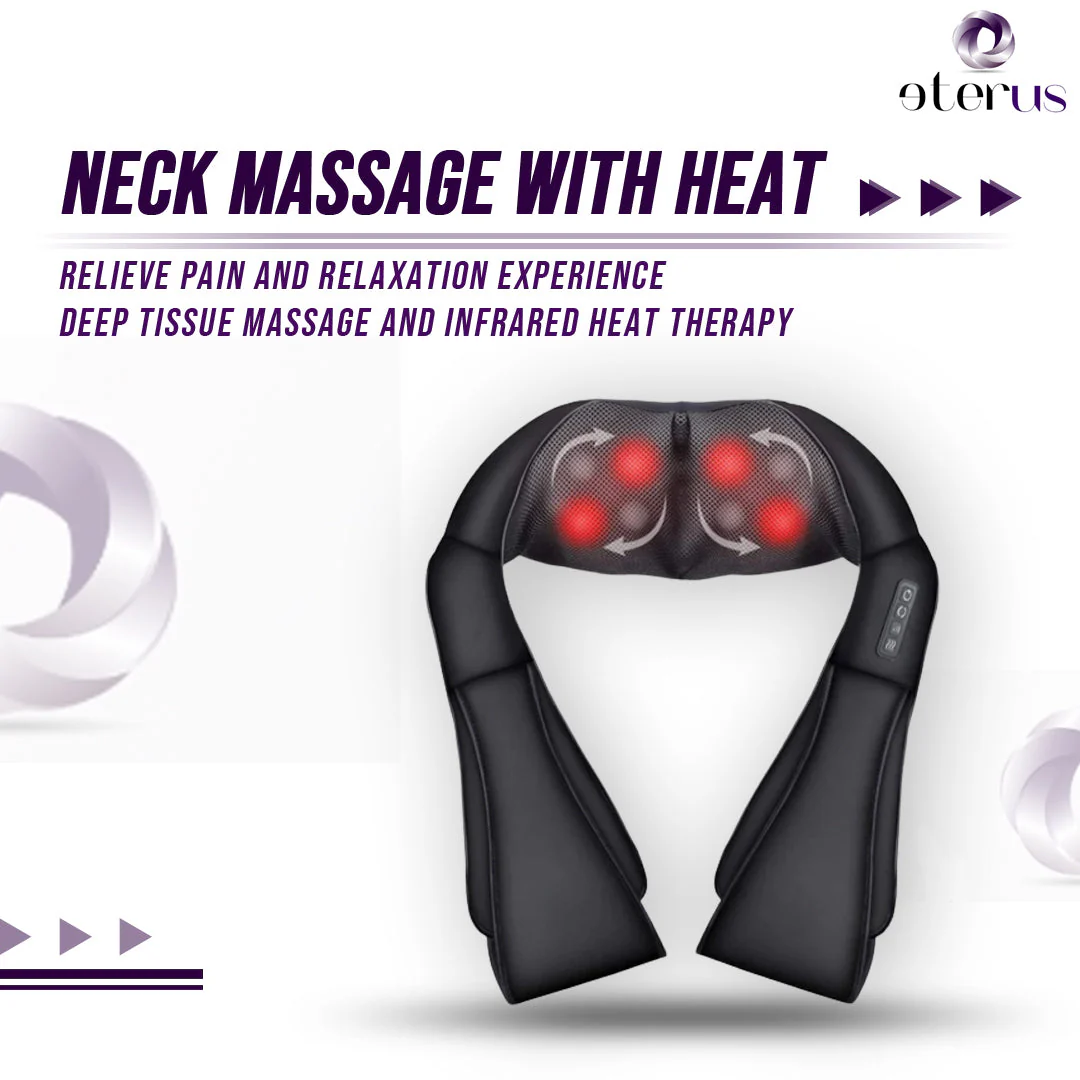 Neck and Shoulder Massager w/Heat - Image 2