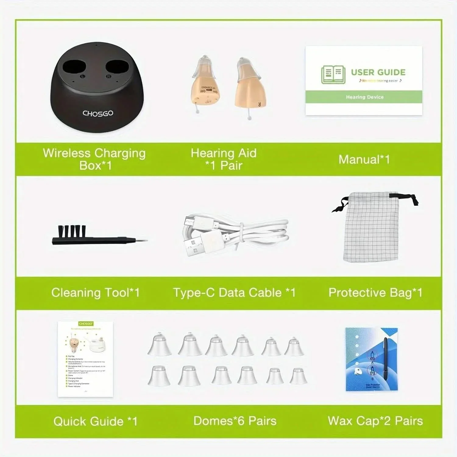Rechargeable Hearing Aids – Invisible In-Ear, Noise Reduction, Volume Control - Image 5