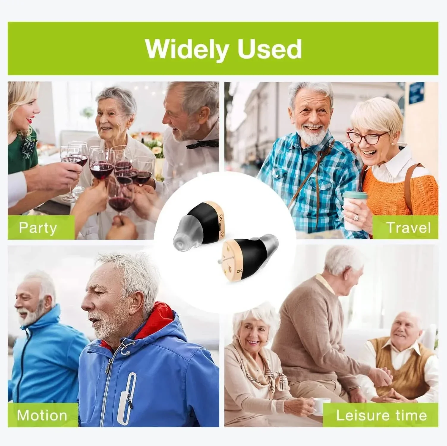 Rechargeable Hearing Aids – Invisible In-Ear, Noise Reduction, Volume Control - Image 8