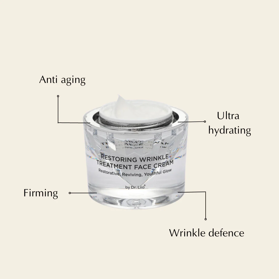 Restoring Wrinkle Treatment Face Cream – Vegan, Hypoallergenic, Gluten-Free Anti-Aging Formula - Image 8